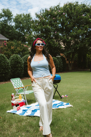AMERICAN FLAG Halter Top
