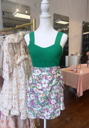 ABBEY Wrap Mini Skirt